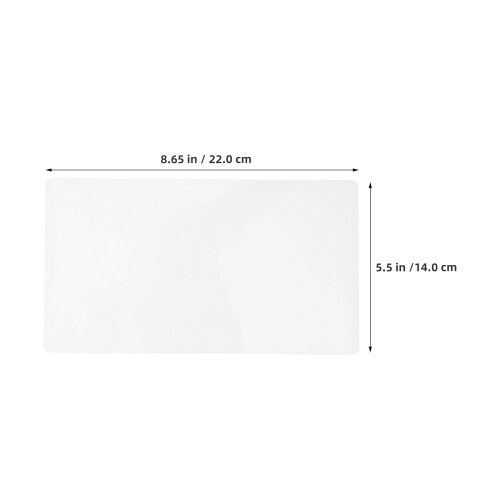 12Pcs Portable Clear PVC Copying Sheets 3D Pen Mat for Educational Use 1