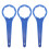 3Pcs Blue Plastic Pail Lid Removing Tool Drum Wrench for Tight Caps 1