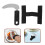 Black Non-Slip Adaptive Kitchen Utensils for Seniors 9