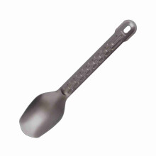 Ultraleichter Titanium-Löffel für Outdoor-Camping und Wandern Besteck 19 cm