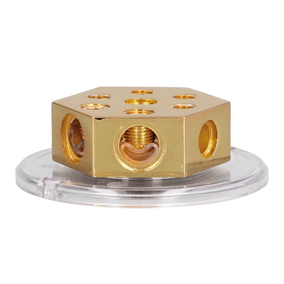 Power Distribution Block 60A 2X0ga In 4X4ga Out Fuse Holder For Car Audio 5031357855710