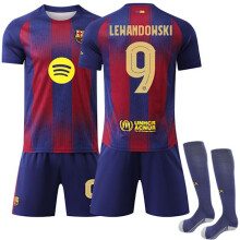(20) Maillot de sport Barcelone Ligue des champions, version n 9 Lewandowski-XF18- Lewandowski 20