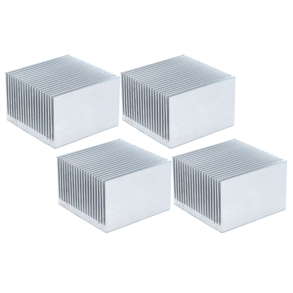4Pcs Aluminum Cooling Fins 60X60x39mm Heatsink For Electronics 4901357858008