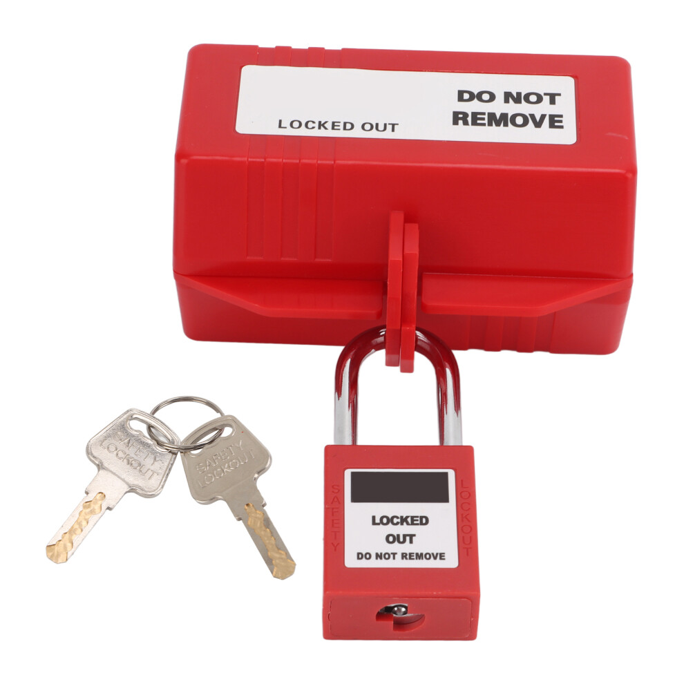 Industrial Electrical Lockout Device With 38Mm Padlock Key For Safety Locking 4291357857799