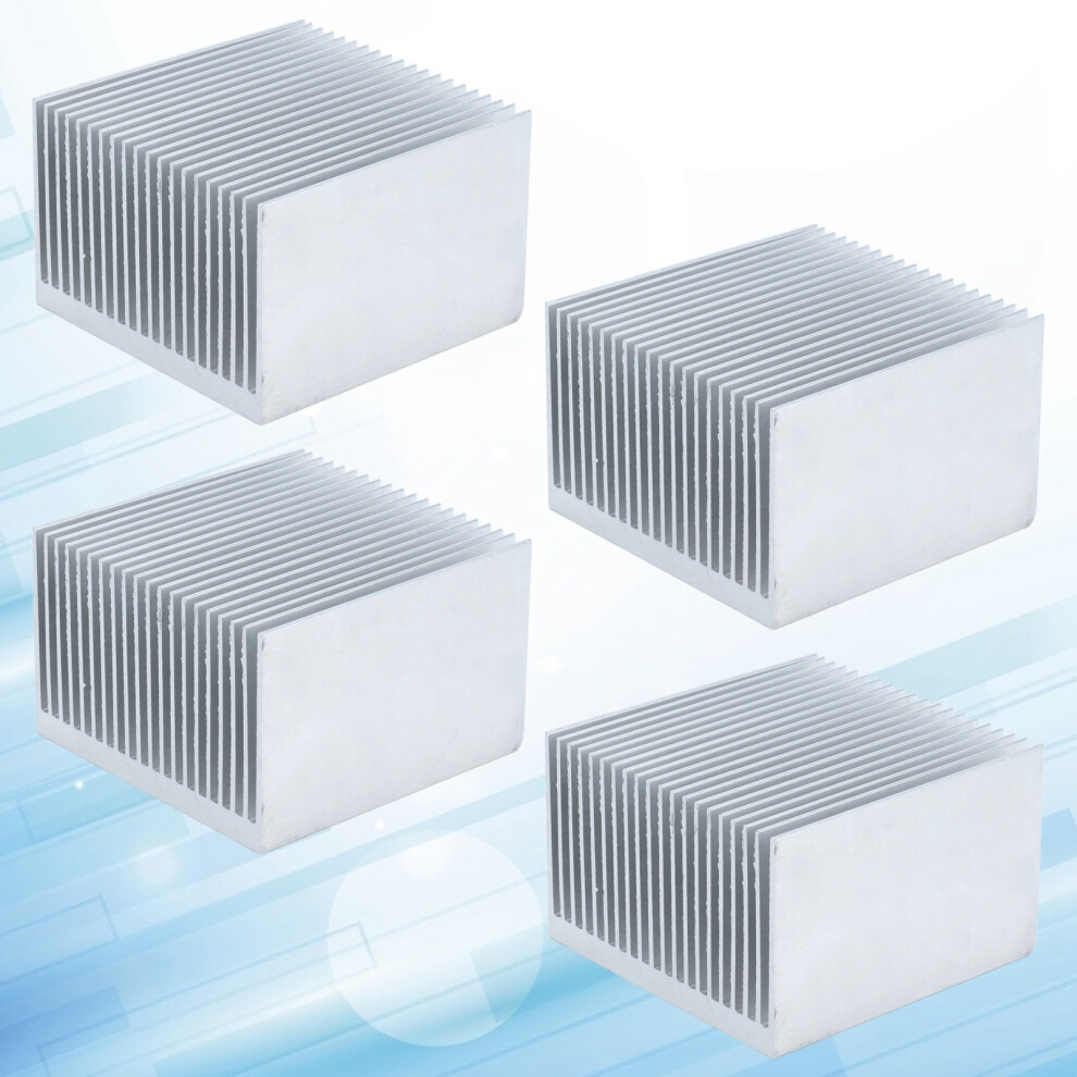 4Pcs Aluminum Cpu Cooling Fins Radiator 60X60x39mm Heat Sink 9351357858167