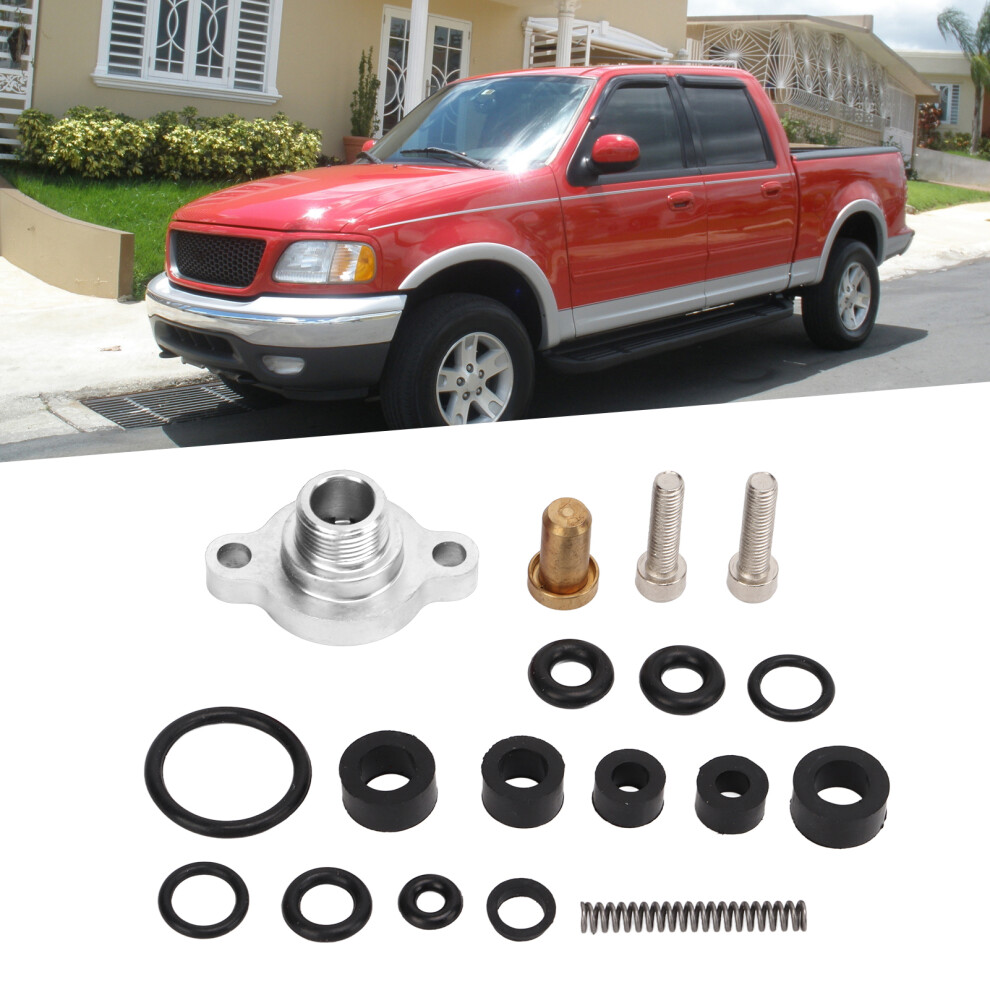 Fuel Relief Seal Kit For Ford 7.3L Powerstroke Diesel 99-03 Silver 8731357858557