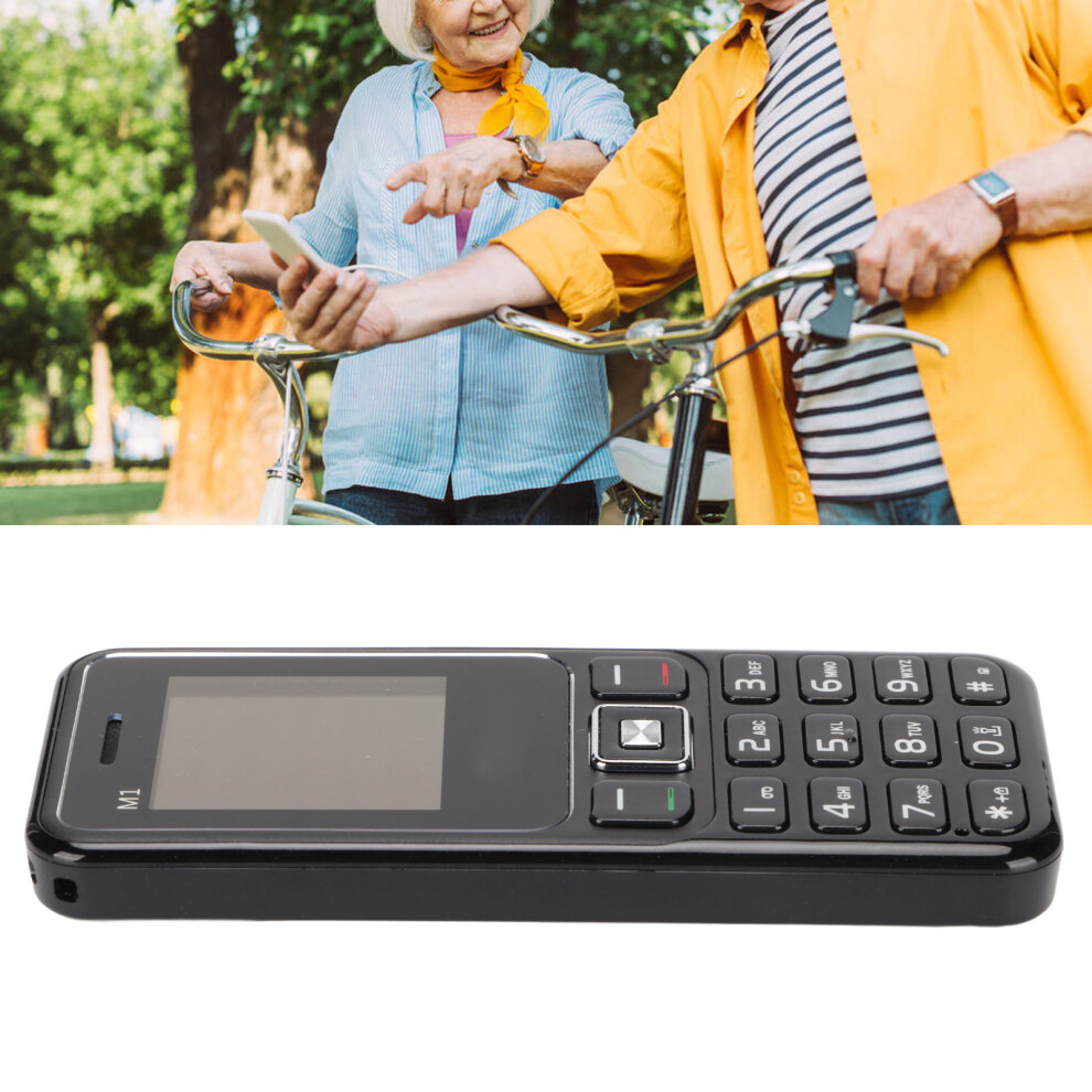 Unlocked M1 2G Cell Phone for Seniors Kids 1.44" Screen Black-image-OPC-PMQSTNV-NEW