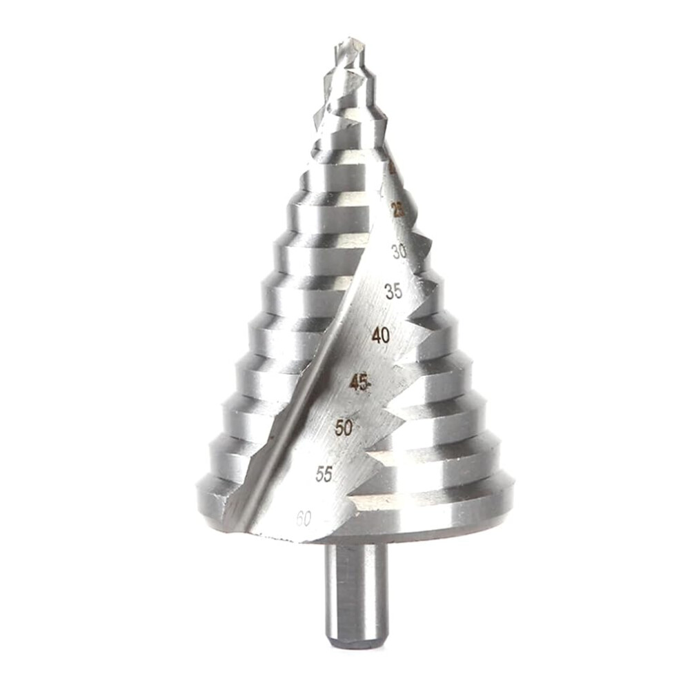 6-60Mm Step Drill Bit Spiral Groove Pagoda Hole Triangular Shank Metal Sheet Cone Drill Bit Reamer 9354506683566
