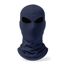 Thermals Face Cover-Marineblauw Dubbelgats model