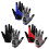 Multifunctionele fietshandschoenen Zonbescherming-Blauwe M 3