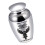 Memorial Preservations Urn Metal Small Motorcycle-Silber 1