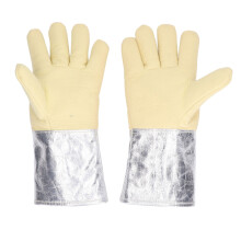 1 Paar Handschuhe aus Aluminiumfolie,