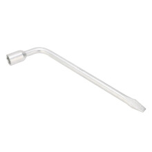 Hex Socket Wrench Slotted Socket Tool 6.7/7.5In High-Torsion Extension 17mm 45# Steel Durable Finish Auto Tire Change
