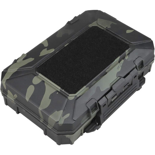 Tactical Shockproof Safety Case Foam-Lined Interior Lockable Latches Waterproof Toolbox Impact-Resistant Tool Case