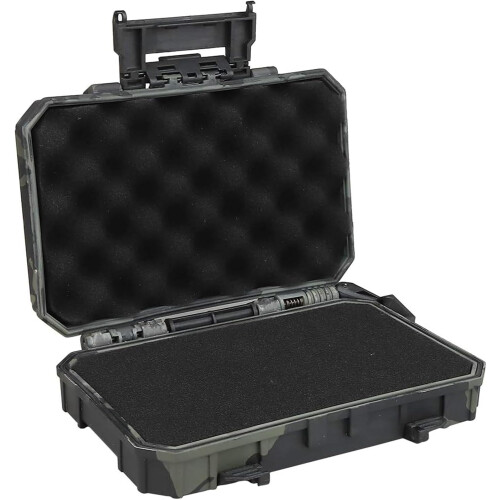 Tactical Shockproof Safety Case Foam-Lined Interior Lockable Latches Waterproof Toolbox Impact-Resistant Tool Case 2