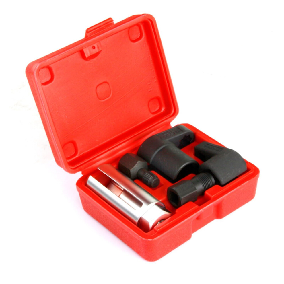 Oxygen Sensor Wrench Kit 5 Piece Thread Chaser For Auto O2 Socket Removal And Install Offset Vacuum Sensor Socket 9354506683894