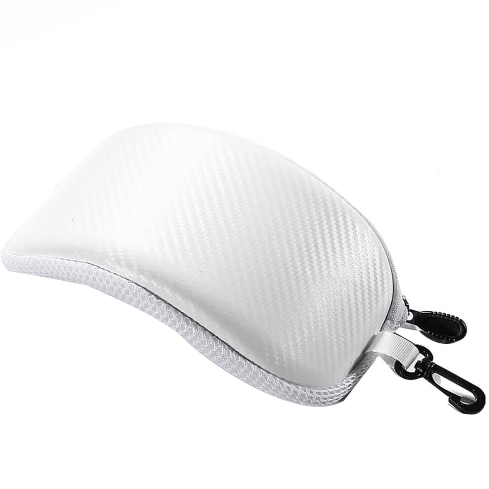 Anti-Shock Waterproof Motorcycle Eyewear Box Hard Shell Storage Case For Sunglasses 1-Piece White 9339159988572