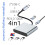 Aluminum Alloy USB Type C Converter PD3.0 Charging Fast Speed 5Gbps Data Sync 6
