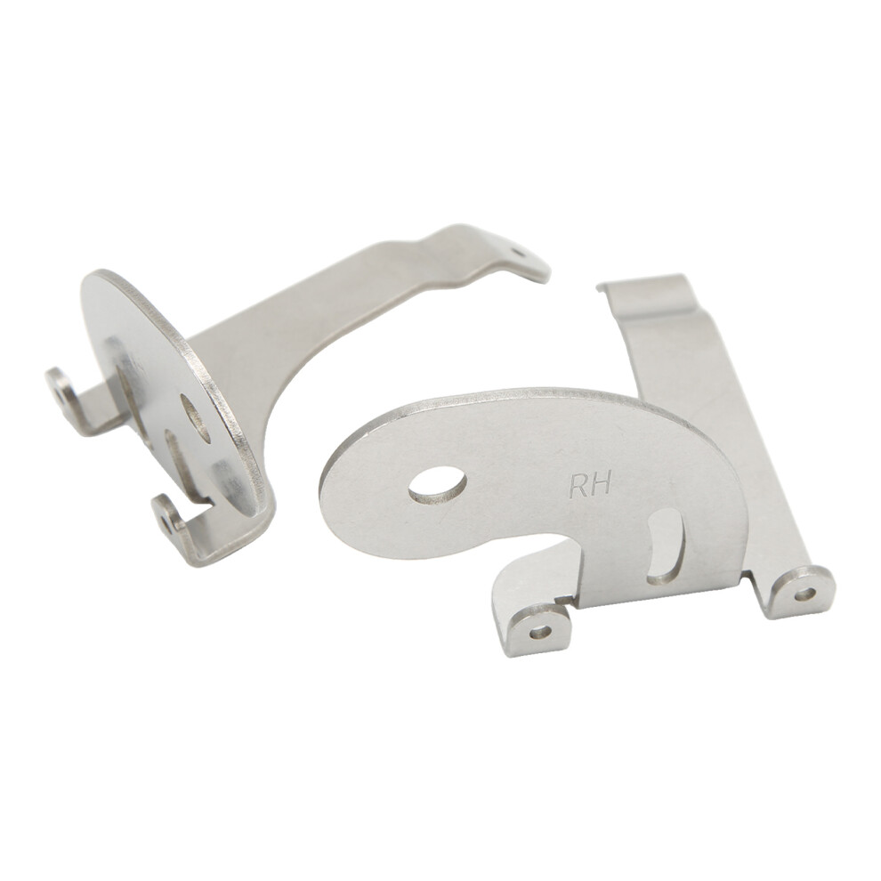 2Pcs Stainless Steel Chrome Spotlight Mounting Brackets For Mini R50 R52 R53 8341357859739