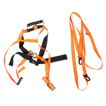 Children's Ski Training Belt Ski Training Harness For Children Skiing Shoulder Strap Wear-Resistant Plastic Buckle Orange