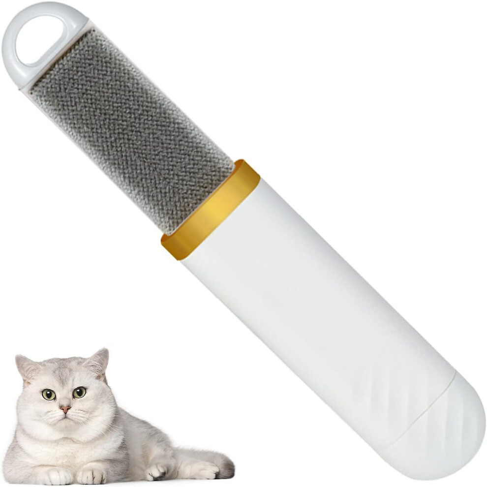 Kikidex (As Show, One Size) Lint Remover Brush, 25Cm White Double-Sided Pet Hair Remover, Electrostatic Adsorption, Suitable For Sofa, Bedding, Clothes, Pets
