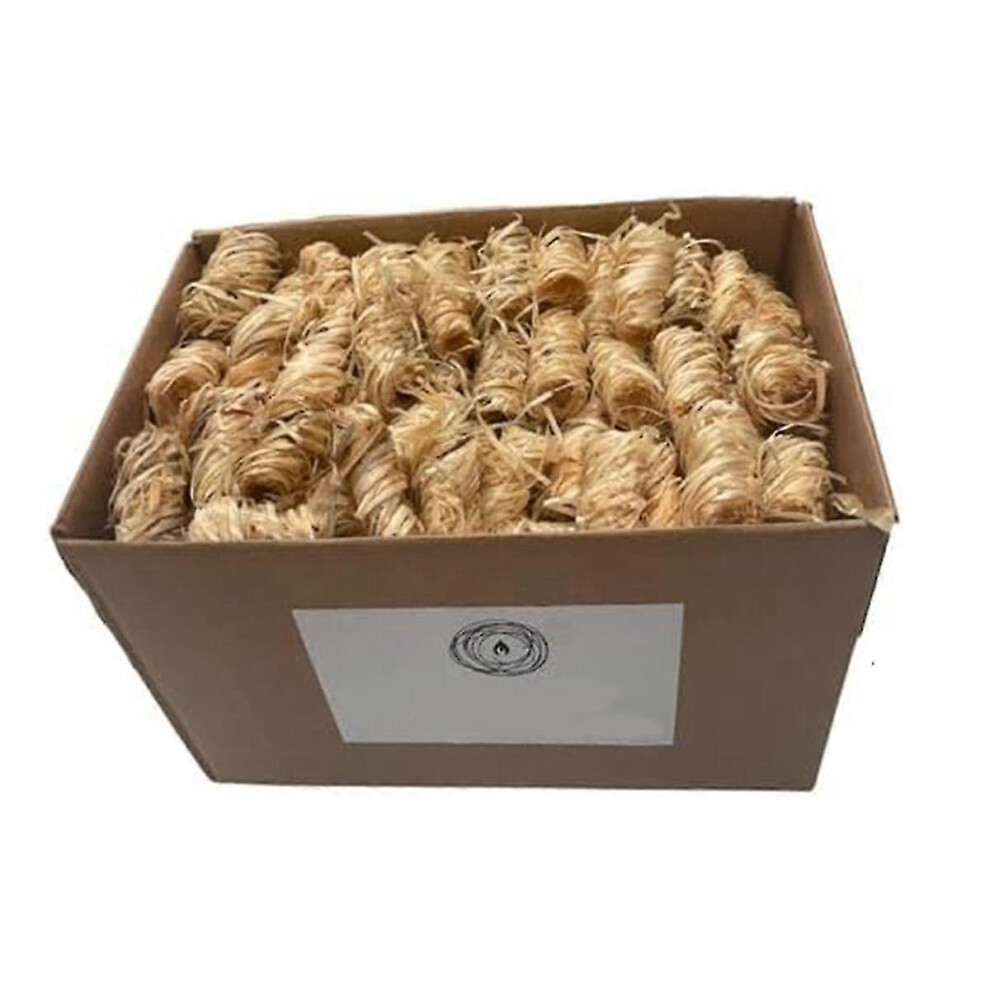 Kikidex (As Show, One Size) Natural Firelighters For Wood Burners, Fire Firelighter For Stove, Bbq Cooking,Natural Wood Wool