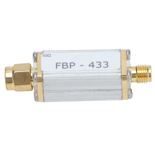 High Performance Bandpass Filter SMA 50Ω 433(400–475)MHz FBP‑433 Module 1