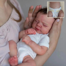 Reborn Silicone Baby Doll For Collectors Gift Enthusiasts Realistic Playmate