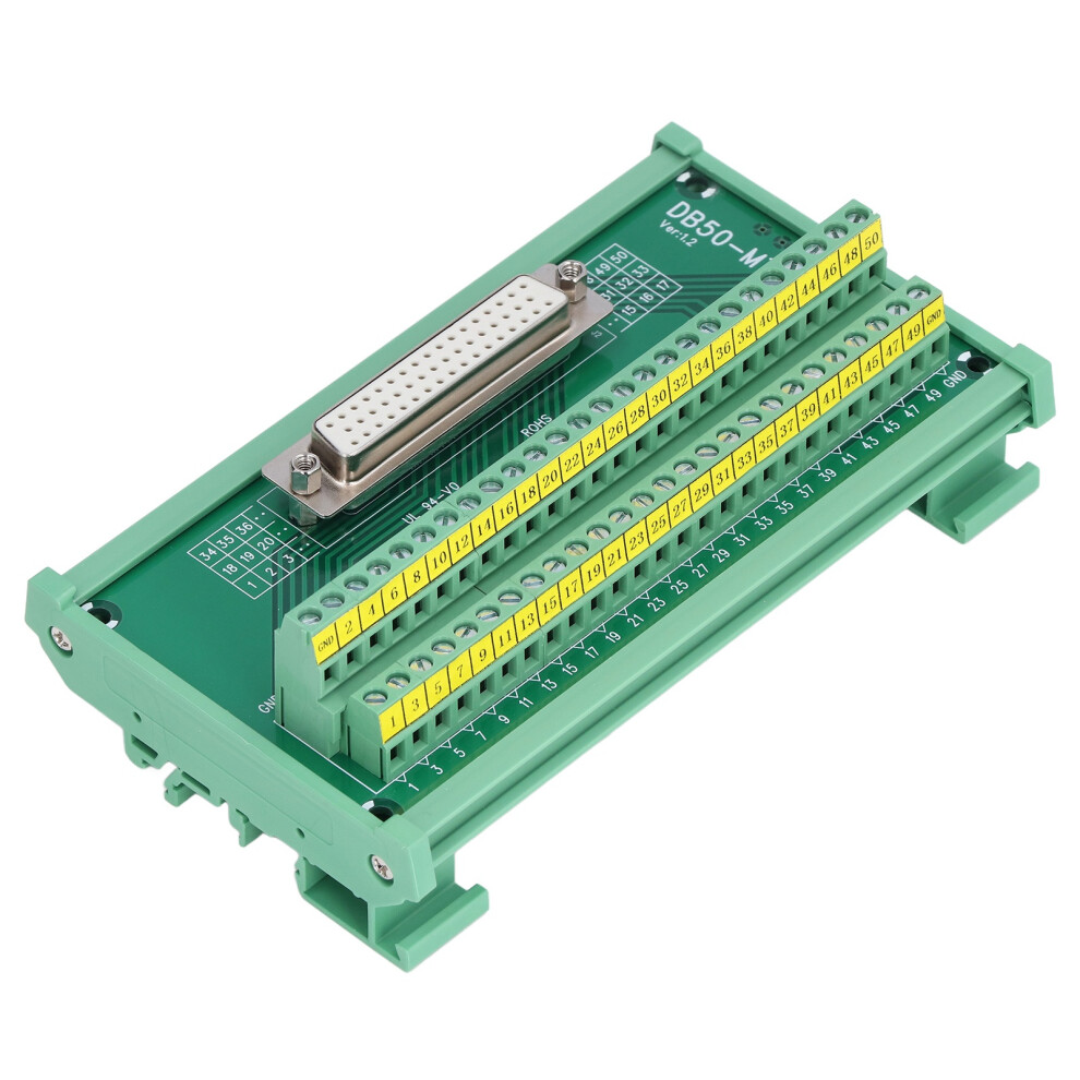 Db50-M7 Terminal Connector Adapter Plate Pcb, Dc 60V, 0.8A 3021357861332