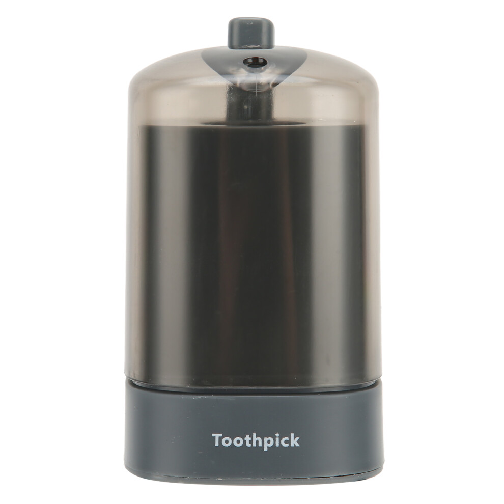 Black Auto Toothpick Dispenser with Thickening Design for Kitchen & Restaurant