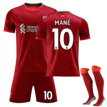 Survêtement d'entraînement domicile de Salah, saison 21/22 Liverpool, MANE N10, taille L
