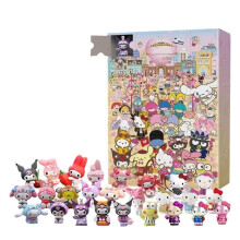 Sanrio Christmas Advent Calendar Contains 24 Gifts Box Festivals Countdown Toys
