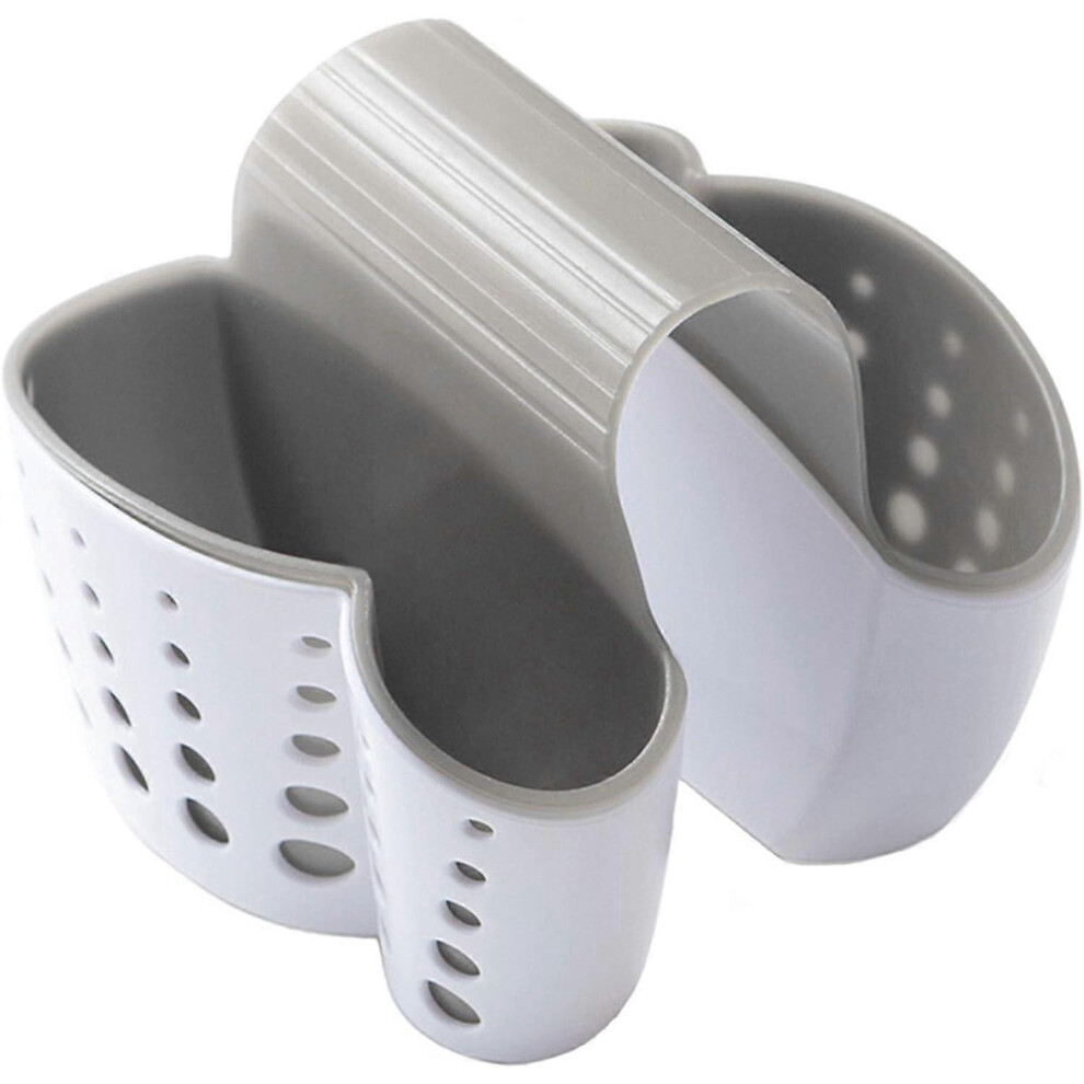 Kikidex (As Show, One Size) Sink Organizer For Kitchen Caddy Organizer Kitchen Utensil Holder Sponge Holder Kitchen Bathroom Storage