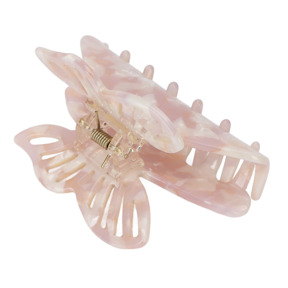Light/Purple Butterfly Shape Hair Claw Clips, Strong Hold, 4.5Cm