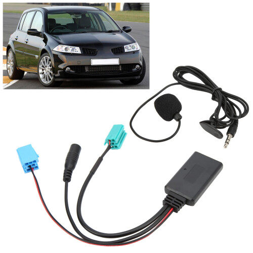 Car AUX IN Adapter for Megane 2 - Bluetooth Handsfree & Microphone Replacement 2