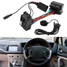 Drahtloser AUX-Eingangskabel mit Mikrofon für Citroen C2 C3 C4 RD4 Radio Bluetooth 5.0