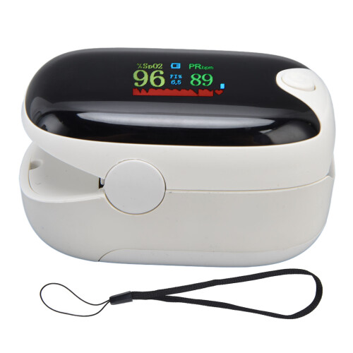 AD901 Ossimetro da dito, bianco, 2xAAA, Bluetooth 1