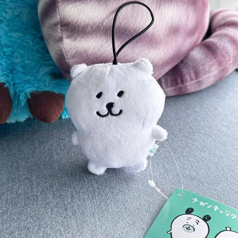 (StyleD) Chiikawa Joke Bear Usagi Hachiware Soft Plush Pendant With Pizza Eating Theme-image-OPC-PMQTR7B-NEW