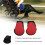 2pcs Horse Tendon Boots PU Shell Support Boots for Equestrian Red M 11
