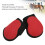 2pcs Horse Tendon Boots PU Shell Support Boots for Equestrian Red M 7