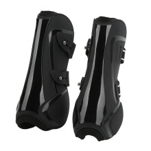 Pferdebein-Boots PU-Schale Neopren-Schutz Schwarz Vorderbeine M
