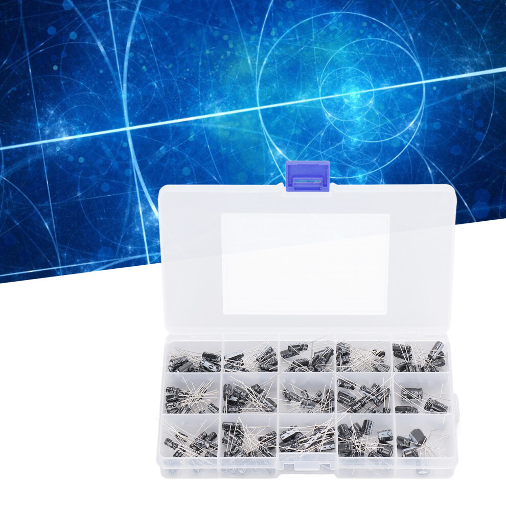 215Pcs Aluminium Electrolytic Capacitor Assortment Kit 0.1Uf-330Uf 6941357868988