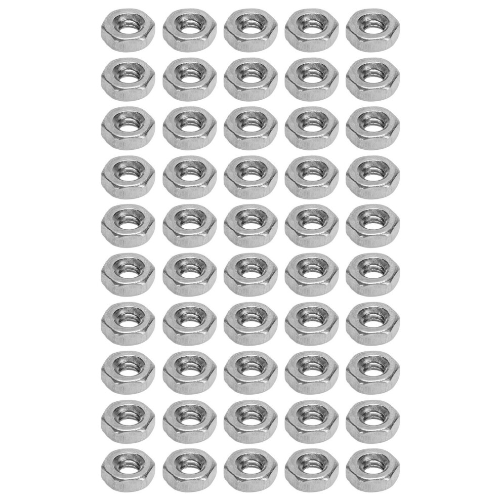 50Pcs Stainless Steel M2-M12 Hex Nuts Assortment Kit Din 934 8741357869477