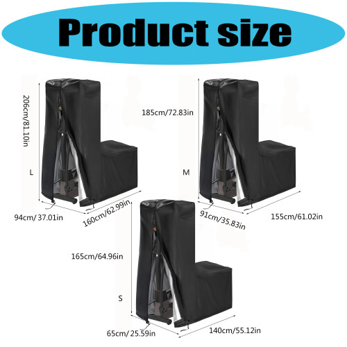 Dustproof Elliptically Machine Cover Quick Installation-L 2