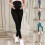 Comfortable Maternity Leggings Elastic Support For Daily-Gray L 3