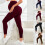 Smooth Maternity Yogas Pants Quick Drying Nylon-Navy blue L 3