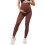 Quick Dry Maternity Leggings Not Compression-Dark brown XL 1