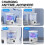 Portable Small Washing Machine Rechargeable for Underwear Socks 6