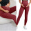 High Stretch Maternity Pants with Quick Dry Fabric-Navy blue XL 4