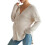 Button Down Maternity Top Drop Shoulder Cardigan Gentle-Khaki S 1